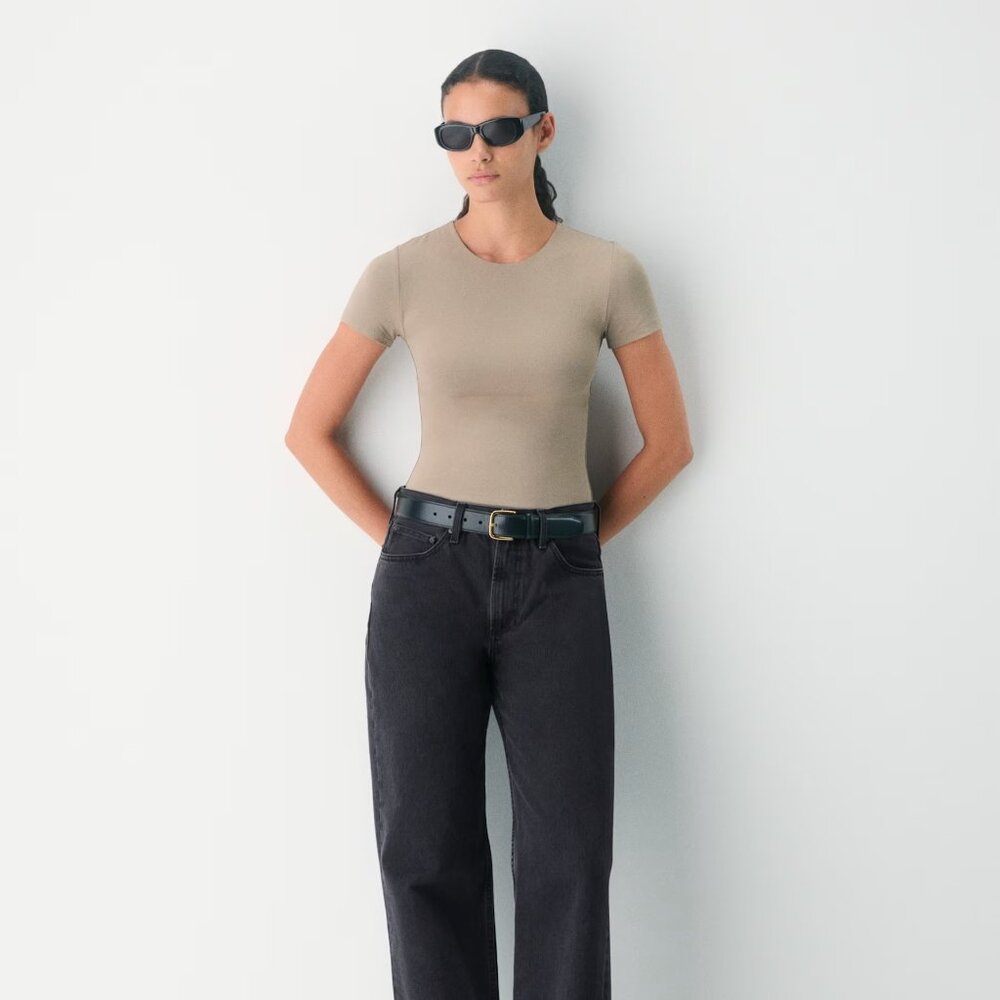 Aritzia Babaton Short Sleeve Bodysuit